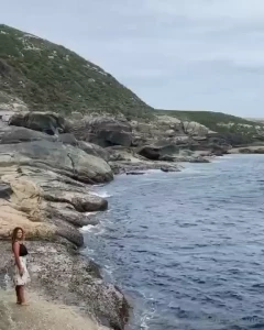 Swimming in a place like this is a little scary