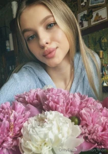 Smelled the peonies forgot all my worries