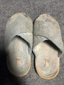 Used slippers available part 1