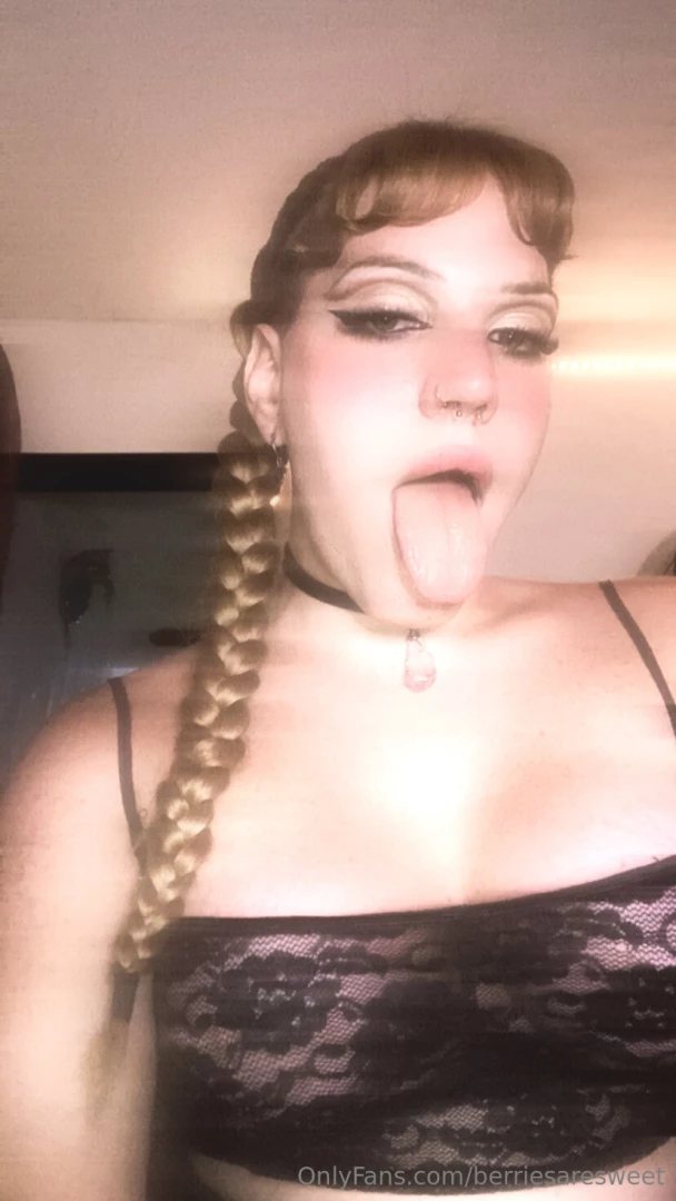 My tongue out is just for you 