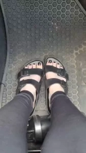 My new pedi never had a classic french tip but i m in love it looks so