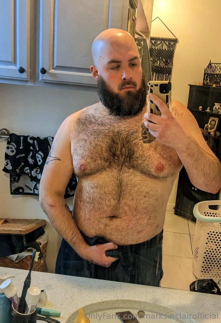 I love how my wet fuzzy looks after it gets wet 