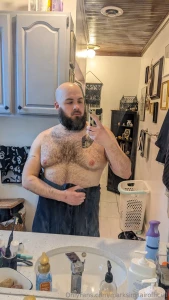 I love how my wet fuzzy looks after it gets wet part 1