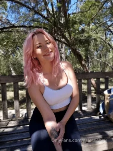 I may have flashed the camera during this park visit