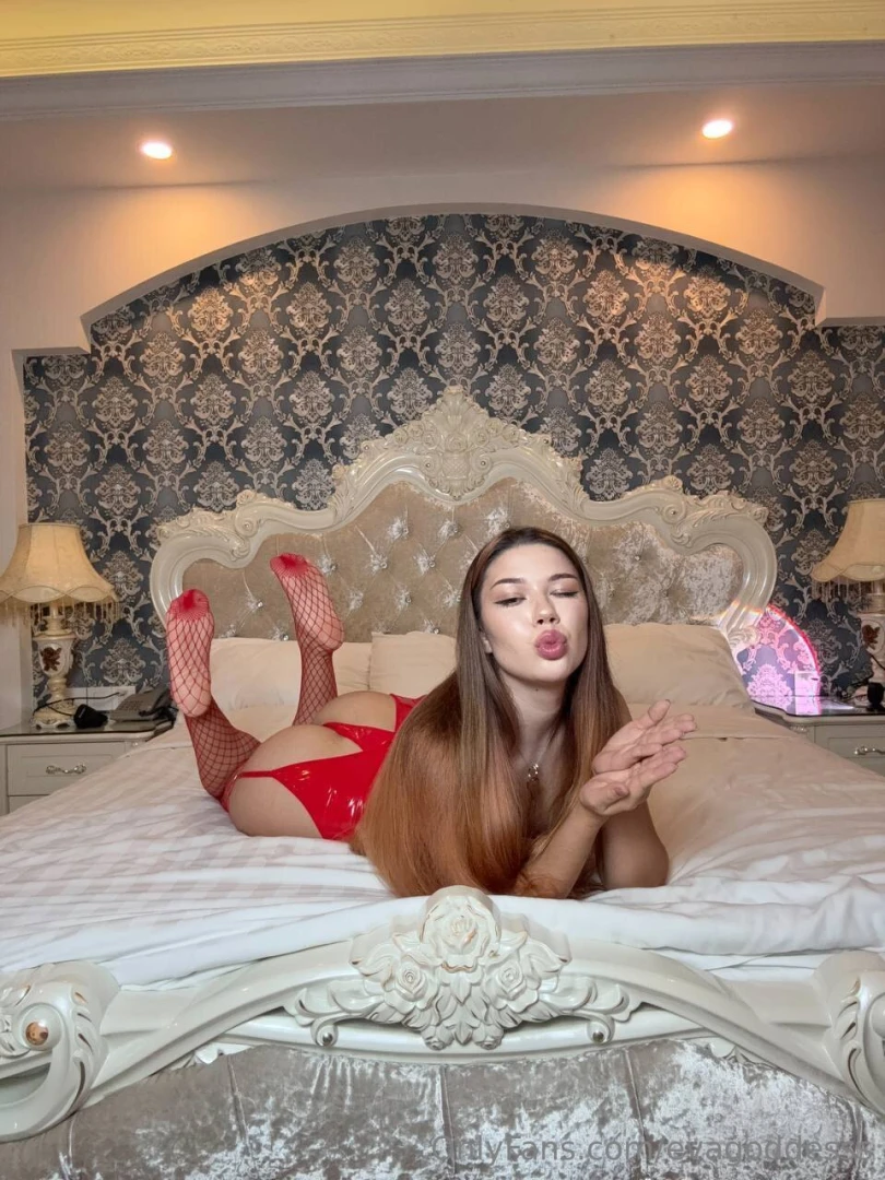 On such a bed you can do many different nice things besides sleeping i 