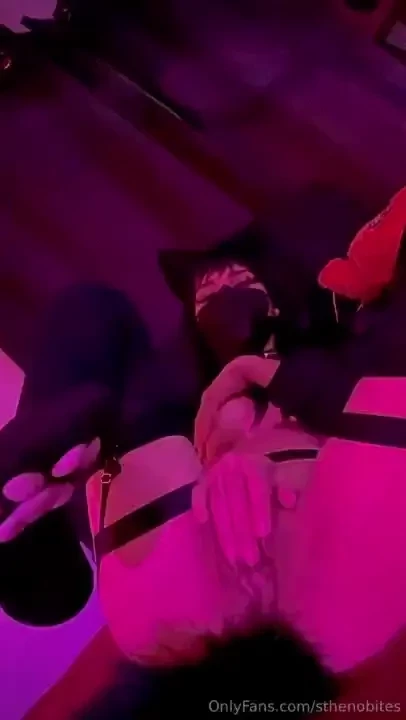 Kitty playing with herself 