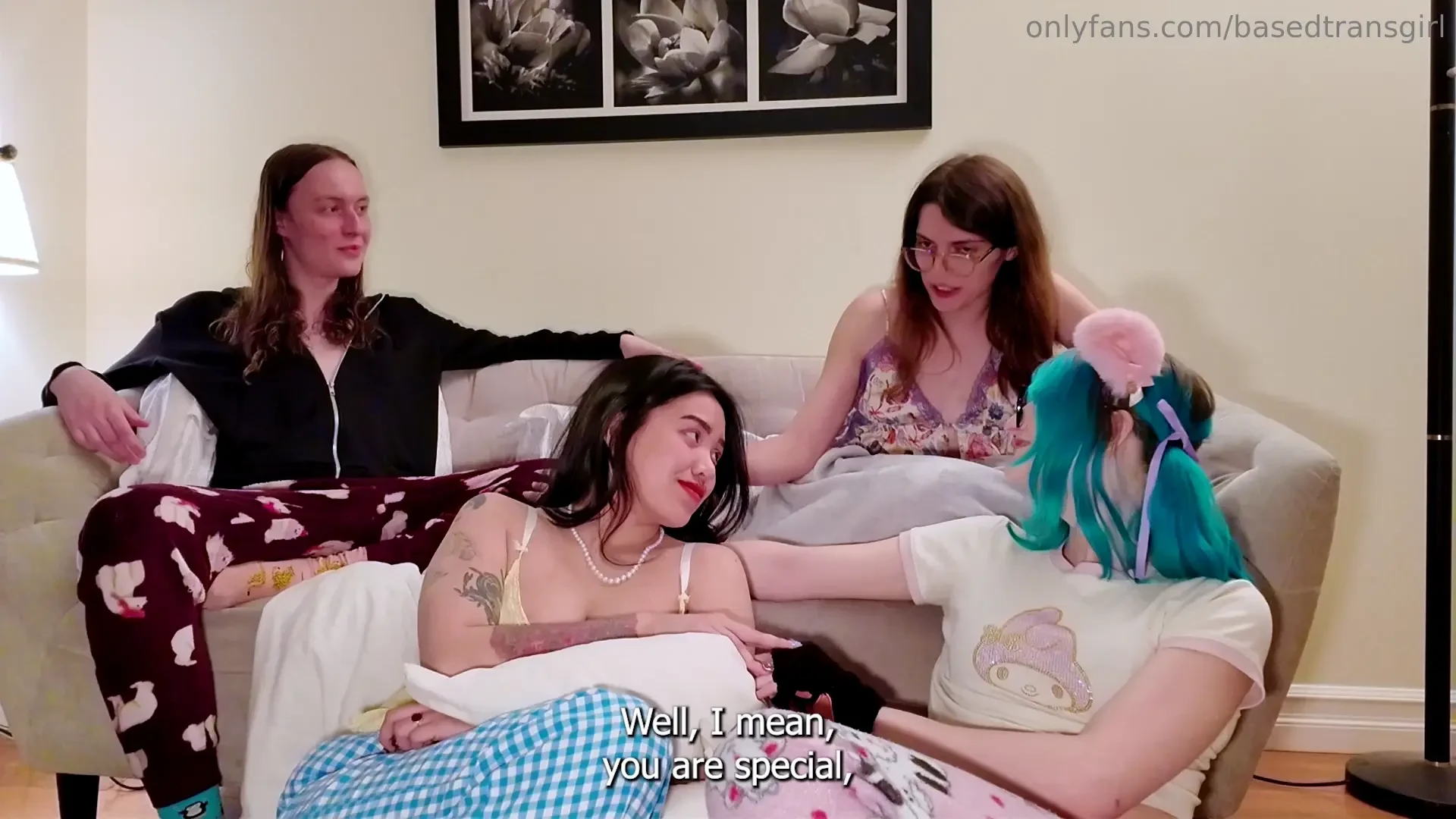 Tgirl slumber party turns freaky ft ts_emilystone miaxthorne 