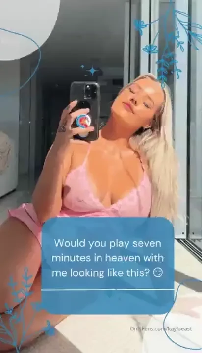 Would you play seven minutes in heaven with me looking like this 