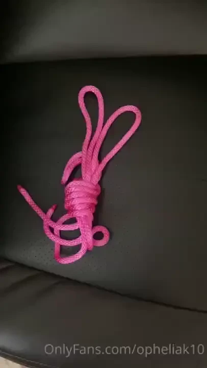 Small rope humiliation rope provided by knothead nylon 