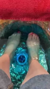 Getting my nails done