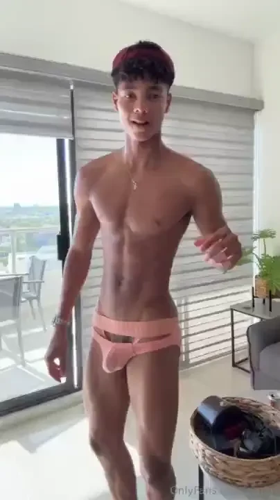 Dancing with a jocstrap on 