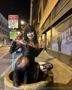 Scary goth alter ego