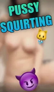 New bath squirting video was showering and suddenly got really really