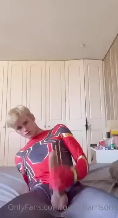 Spidey shoots his web from his giant cock put it to 720p for better 