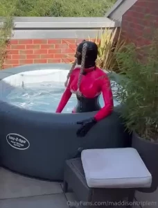 When the summertime hits even us rubberdolls like to jump in the