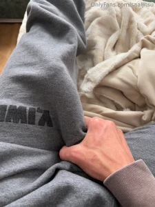 Grey sweats season tip your boi