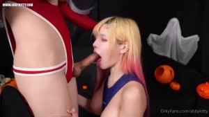 Ab134 chichi and abby s sex halloween party chinese and english