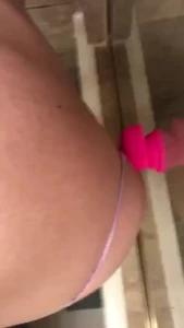 Backing into that dildo is so fun i ve been a naughty girl lately and