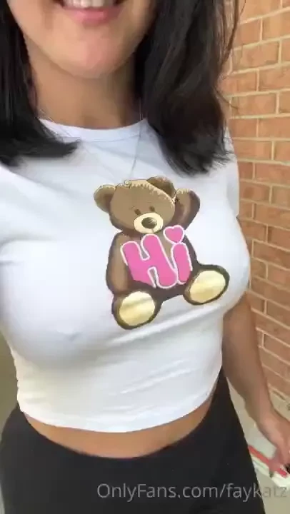 Quick stop at the store hopefully nobody will stare at my boobs 