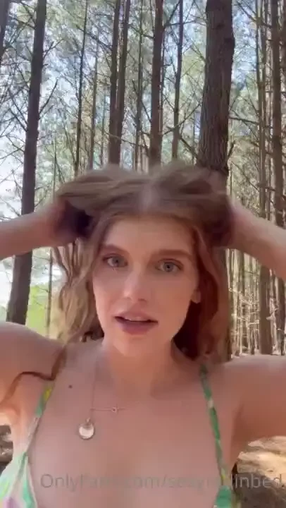 Flashing in the woods 