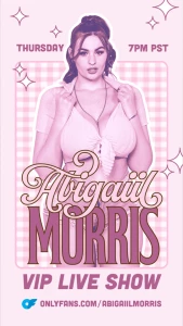 Vip live show thursday may 1st 7pm pst tip 20 now to have the