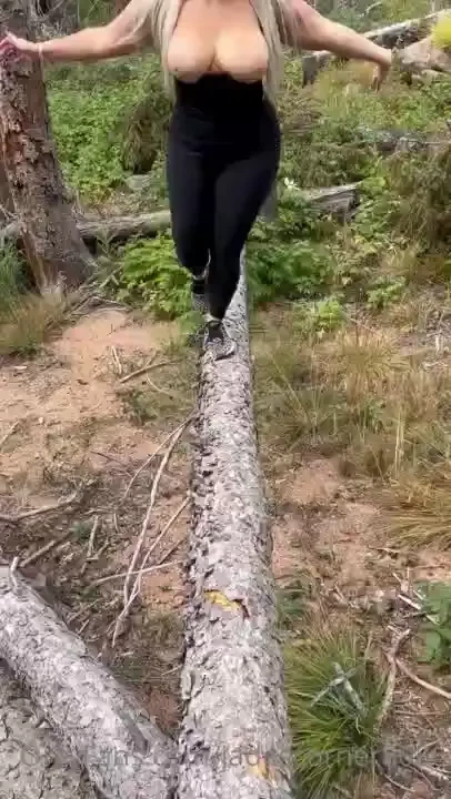 Just showing off my balance beam skills 