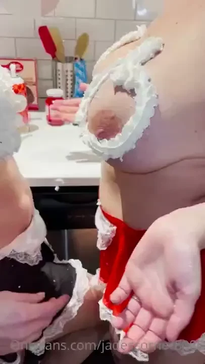 What happens when you give two hot moms whipped cream 