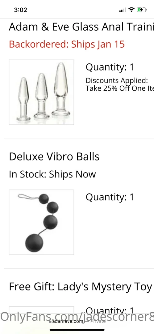 Ordered a few new anal toys can t wait to play with them 