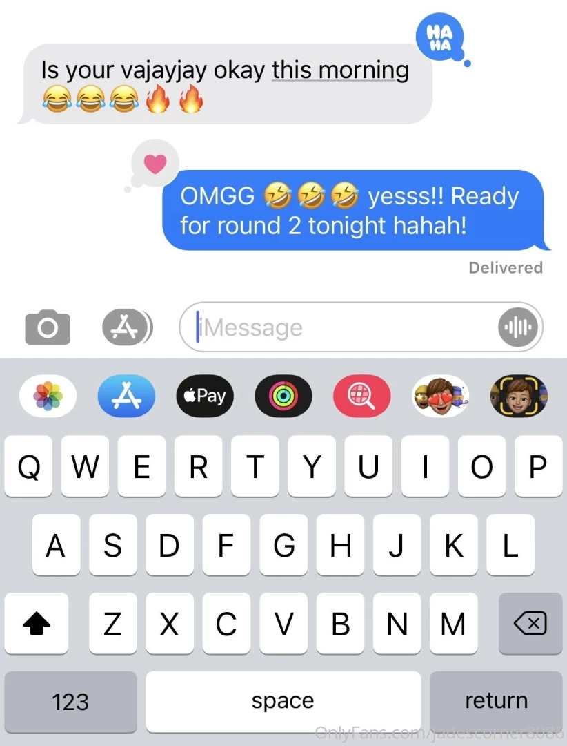 When your friends check on you after a night of crazy fucking love you 