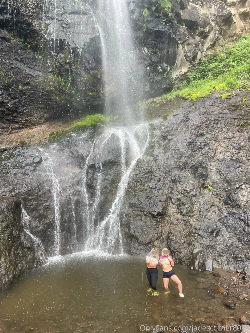 Today s adventures included a waterfall 