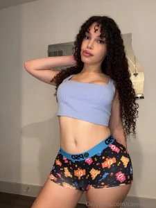 Post-shower glow and feeling fresh ready to take on anything