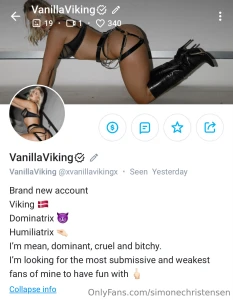 After unending request s i finally started a dominatrix of for only my