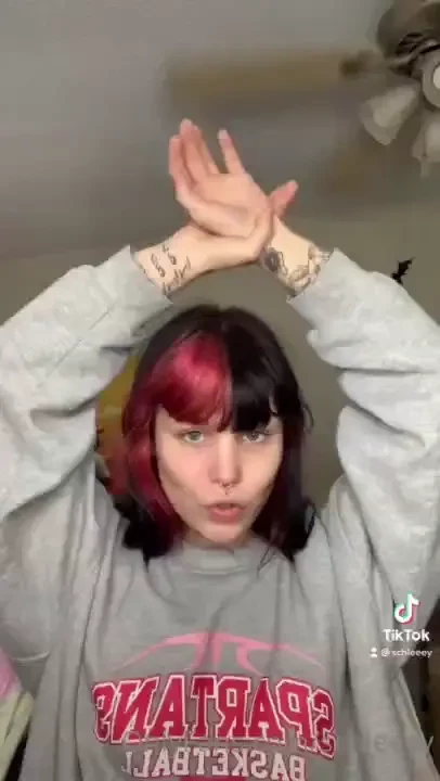 I look so ugly rn but here s a video of my new hair on tik tok 