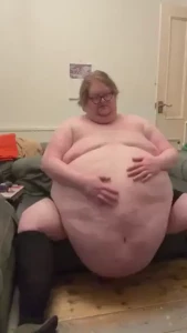 I was absolutely stuffed and was trying to show how i have to get up