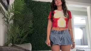 New roommate role play with sweet latina luxelafox