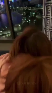 A pounding with a view we were supposed to be getting ready for dinner