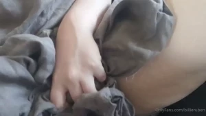 Sitting on the couch and sooo horny but my partner is still asleep i m