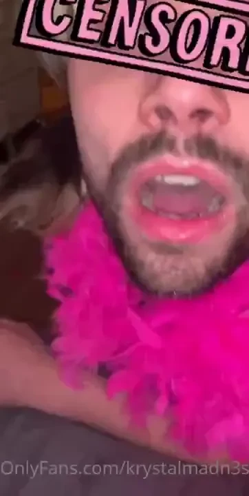 I fucked my sissy s mouth with my huge strapon french speaking je 