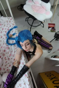 Ohh probably i have bad things 3 jinx egirl cosplay anime cute alt part 1
