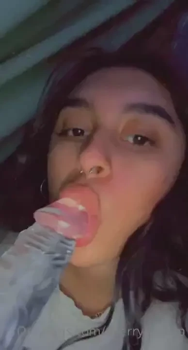 Sucking dildo part 1 