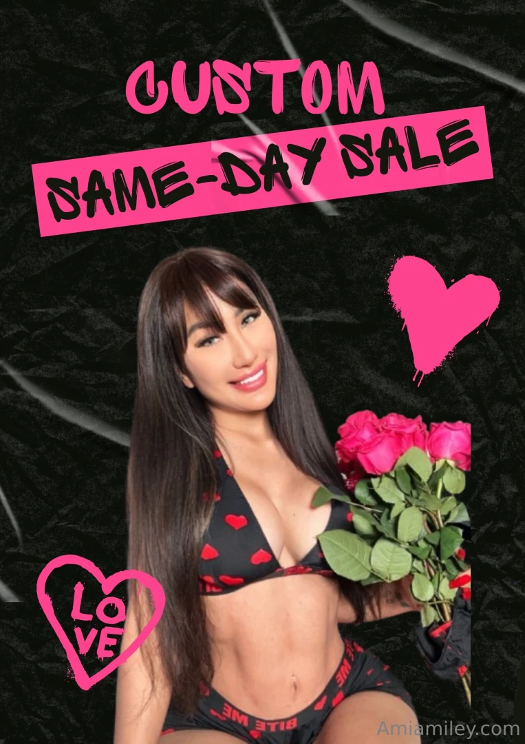 Hot custom same-day just how you like it let s make it happen babe 