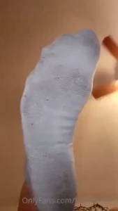 Look how dirty these socks are after a long day of hiking who wants to