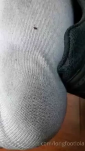 Take it off a little strip tease from my sexy left foot special stinky