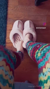 catprincessfeet - Sweaty slippers or steamy footjob tip if you love them part 1 