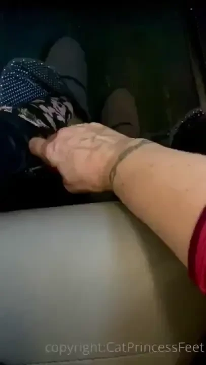 Travel feet unzipped my boots and pulled off my sock to wiggle my toes 