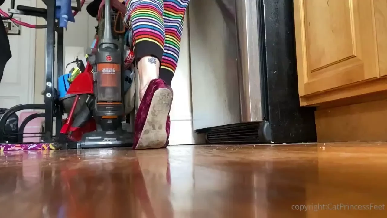 Sweaty morning slippers wanna smell 