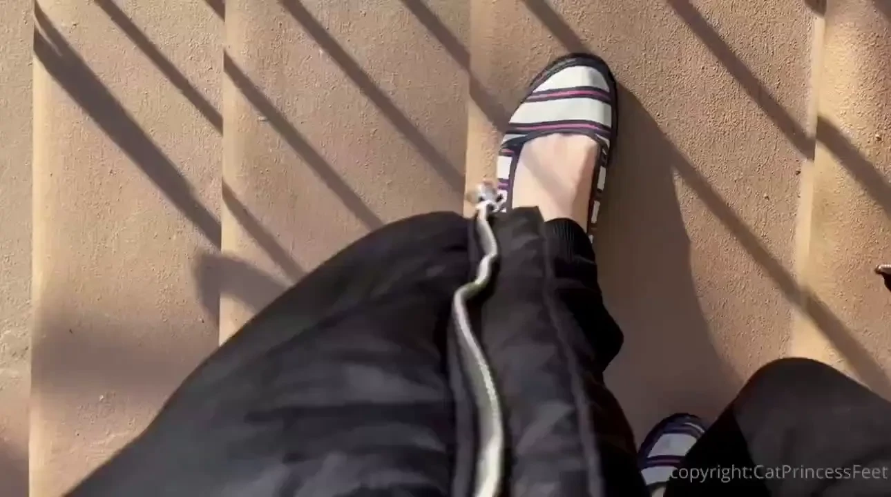 Outside barefoot again part 1 