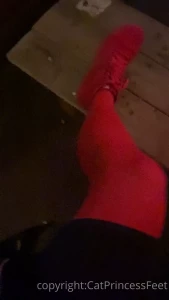 catprincessfeet - Tonights red tights and crazies part 11 