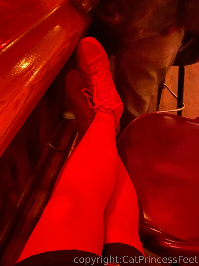 catprincessfeet - Tonights red tights and crazies part 7 