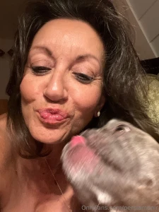 Best kiss i have had today from my frenchie birdie